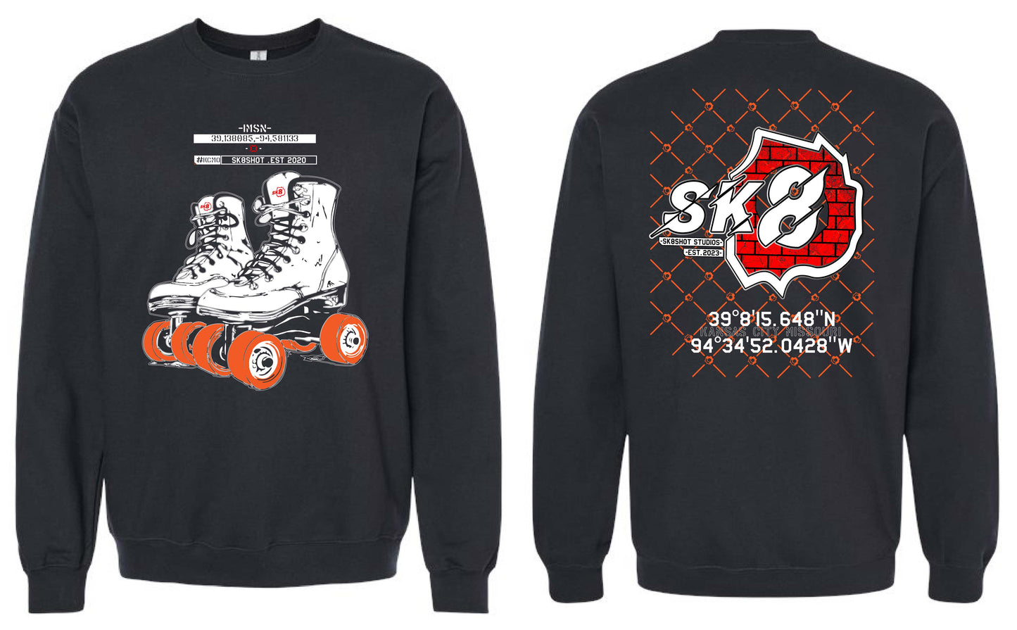 SK8SHOT Fleece Crew Sweatshirt 01