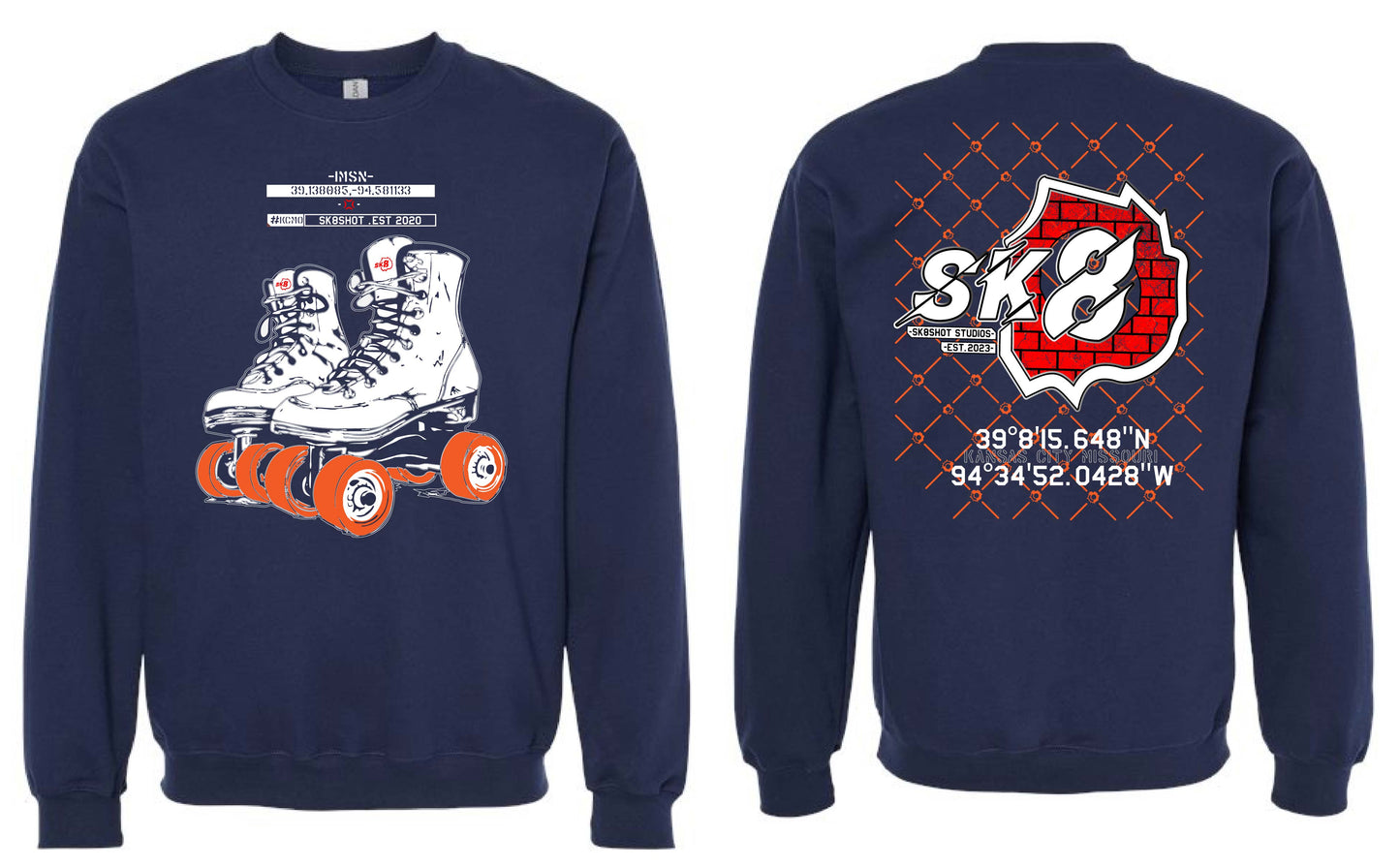 SK8SHOT Fleece Crew Sweatshirt 01